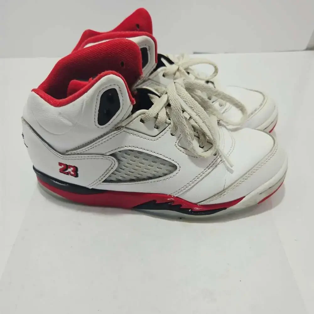 Nike Air Jordan 5 Retro Fire Red Youth Shoes